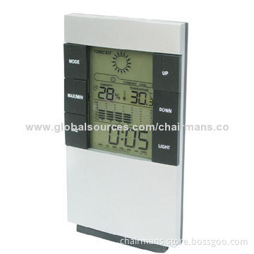Temperature and Humidity Meter with Alarm Clock Function, Sized 13.6x8x2cm